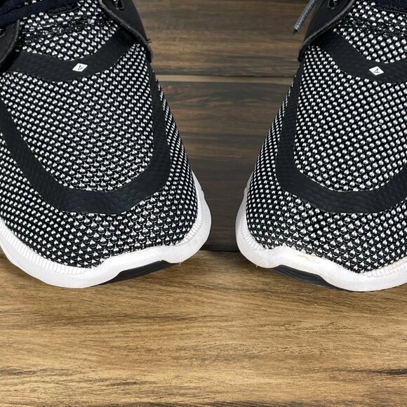 Sperry 7 Seas 3 Eye Womens Size 8.5 Shoes Black White Lightweight Sport Sneakers - Picture 3 of 15